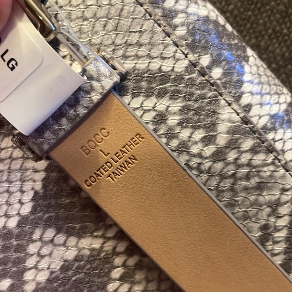 NWT CK coated leather python style belt bag - Picture 8 of 8